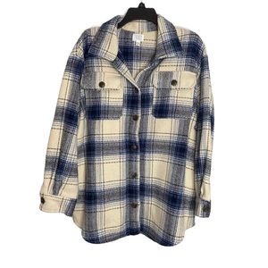 Time and tru plaid shacket XL
